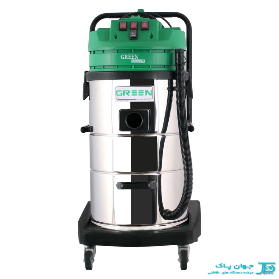 خرید جاروبرقی صنعتی سه موتوره Green H703A 