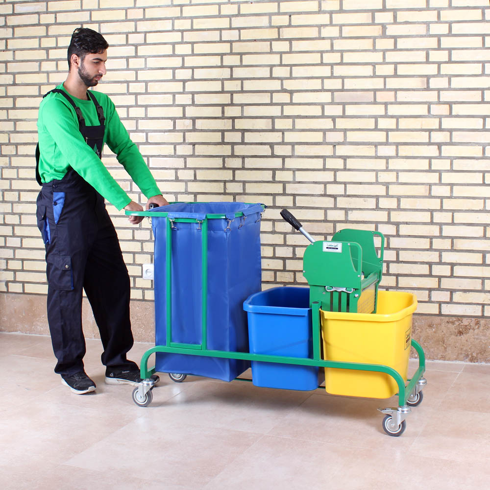 قیمت تی شوی و ترالی نظافتی green 2150