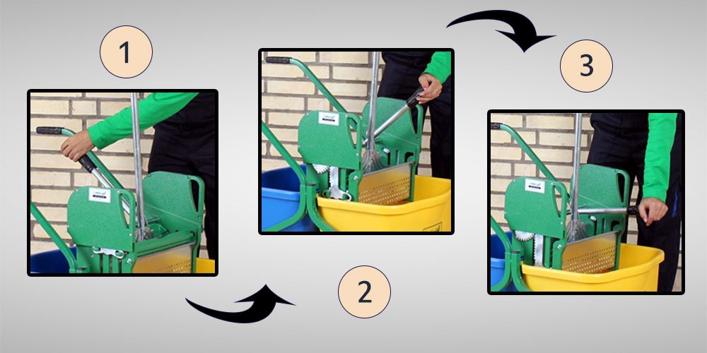خرید تی شوی و ترالی نظافتی green 2150